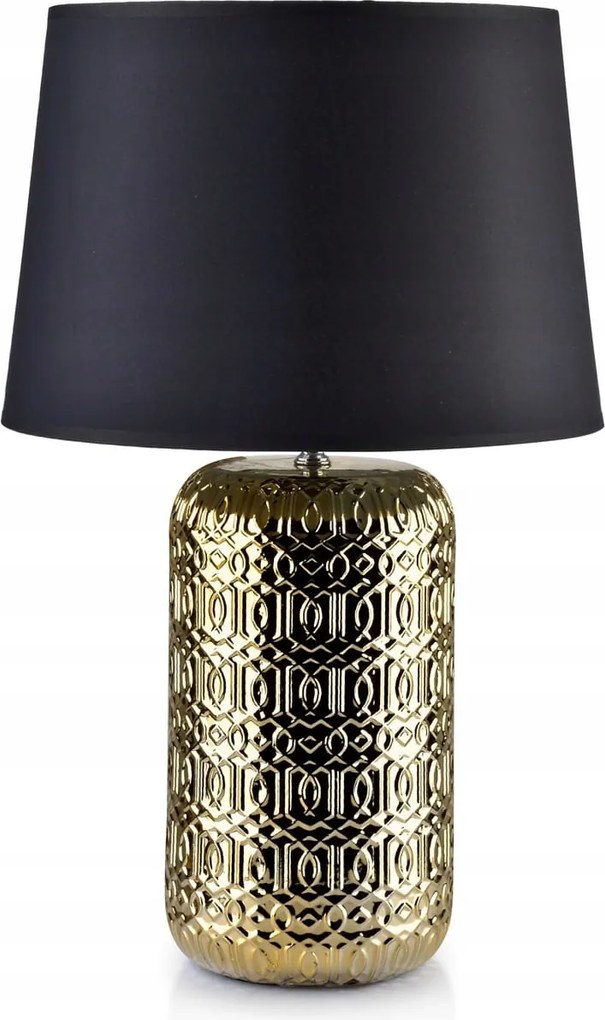 Dekoratív kerámia éjjeli lámpa Lena Black&amp;