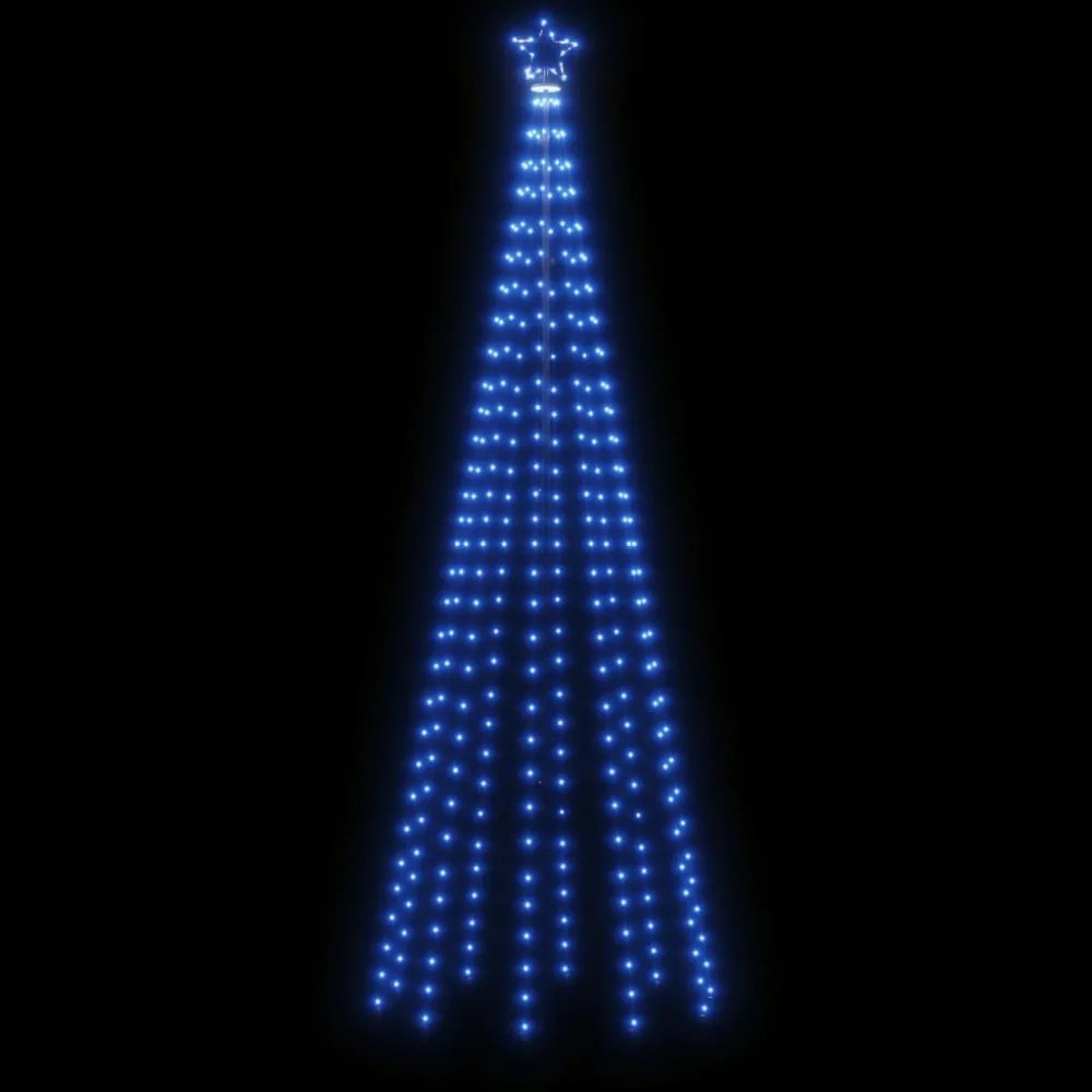 kúp alakú karácsonyfa 310 kék LED-del 100 x 300 cm