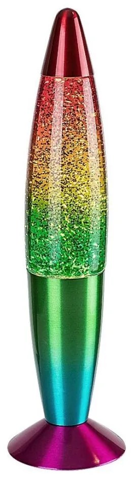 Rabalux 76008 - LED Lávalámpa GLITTER RAINBOW 2 LED/25W/230V