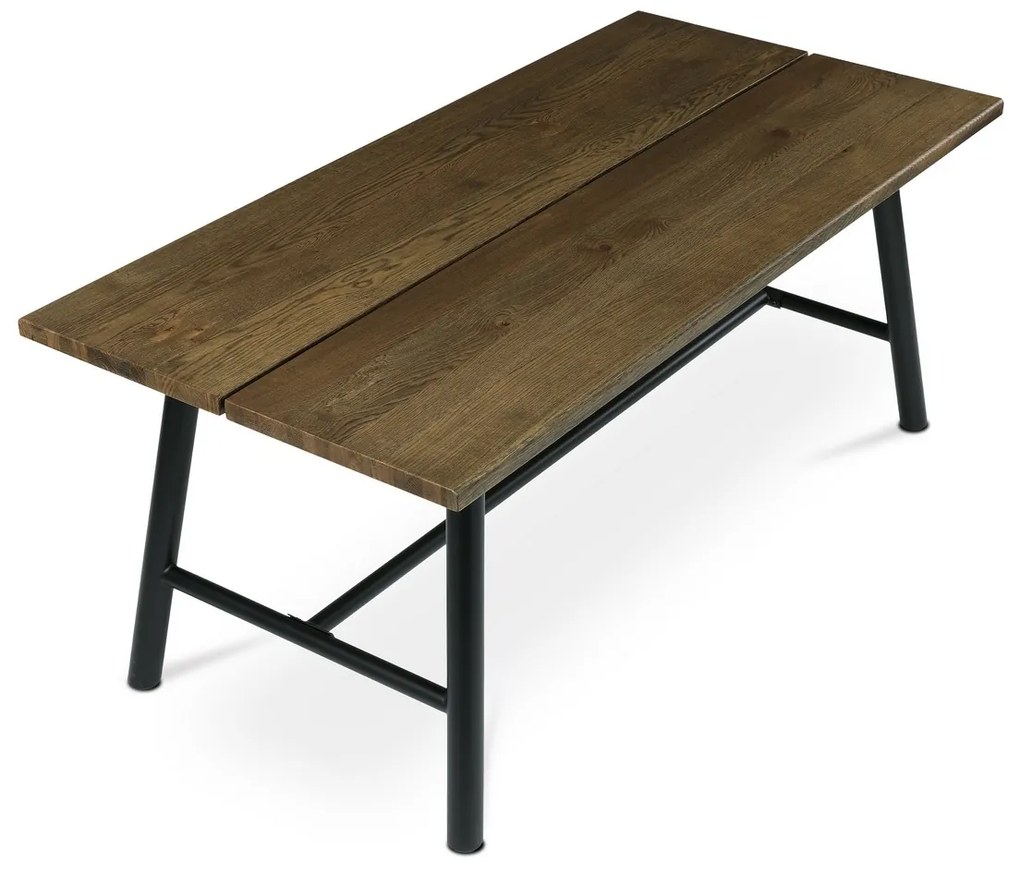 Tömörfa étkezőasztal 180 x 90 cm, diófa