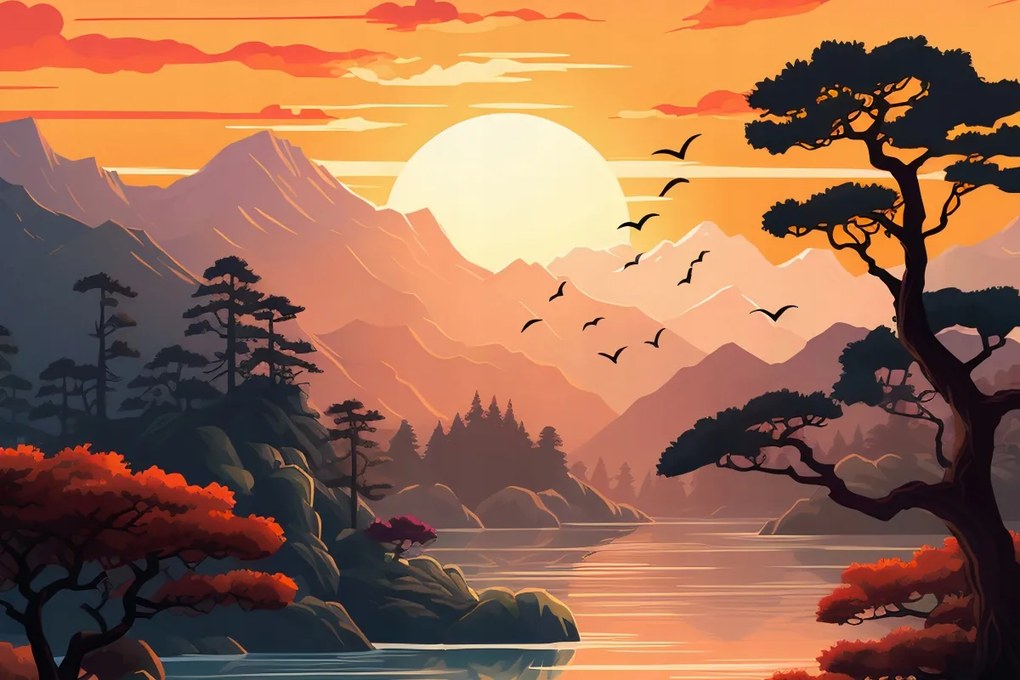 Poszter 30x20cm Arany Nyugat