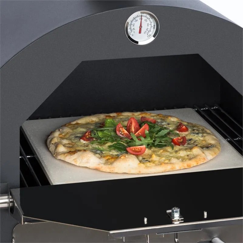 Pizzaiolo Perfetto, pizzakő, 30,5 x 1 x 30,5 cm, samott kő