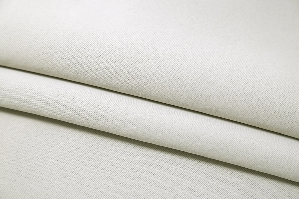 Fehér-krémszínű OXFORD függöny 140x250 cm Felfüggesztés: Hullámos sínszalag
