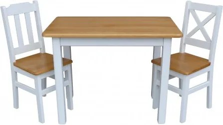 Étkezőasztal 110x50 két színnel