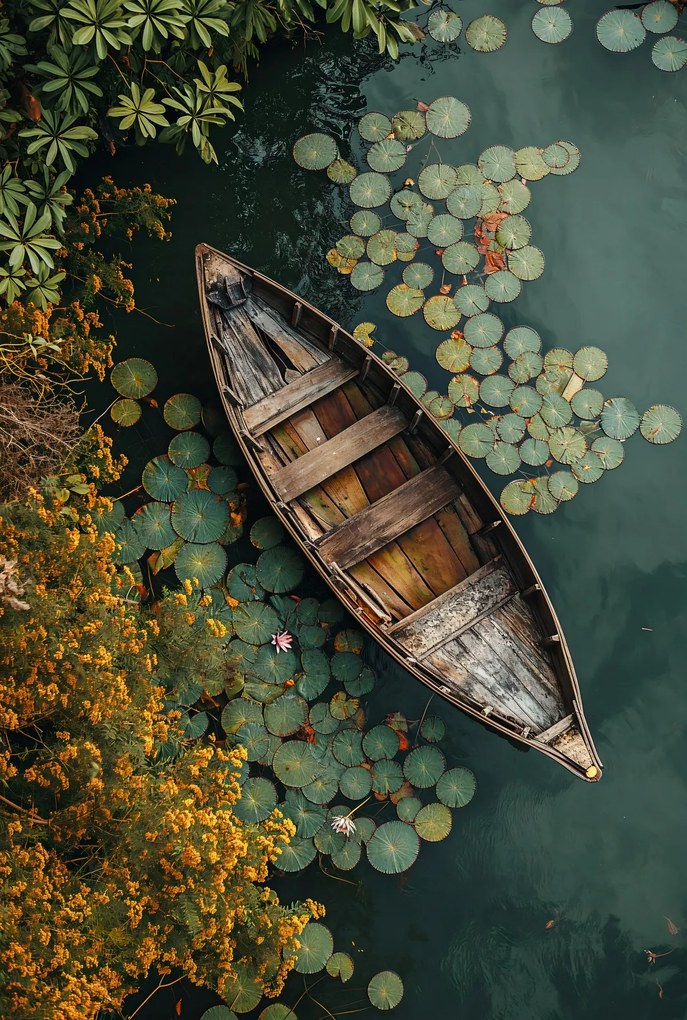 Poszter 68x101cm Hajó a természet között