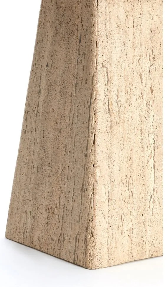 Tárolóasztal kő asztallappal 40x40 cm Kepami – Light &amp; Living