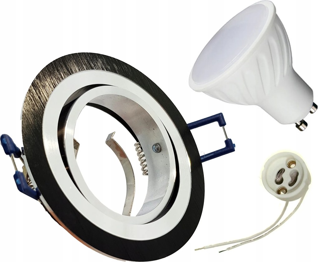 Halogén Lámpatest Szett Alumínium Led GU10 5W