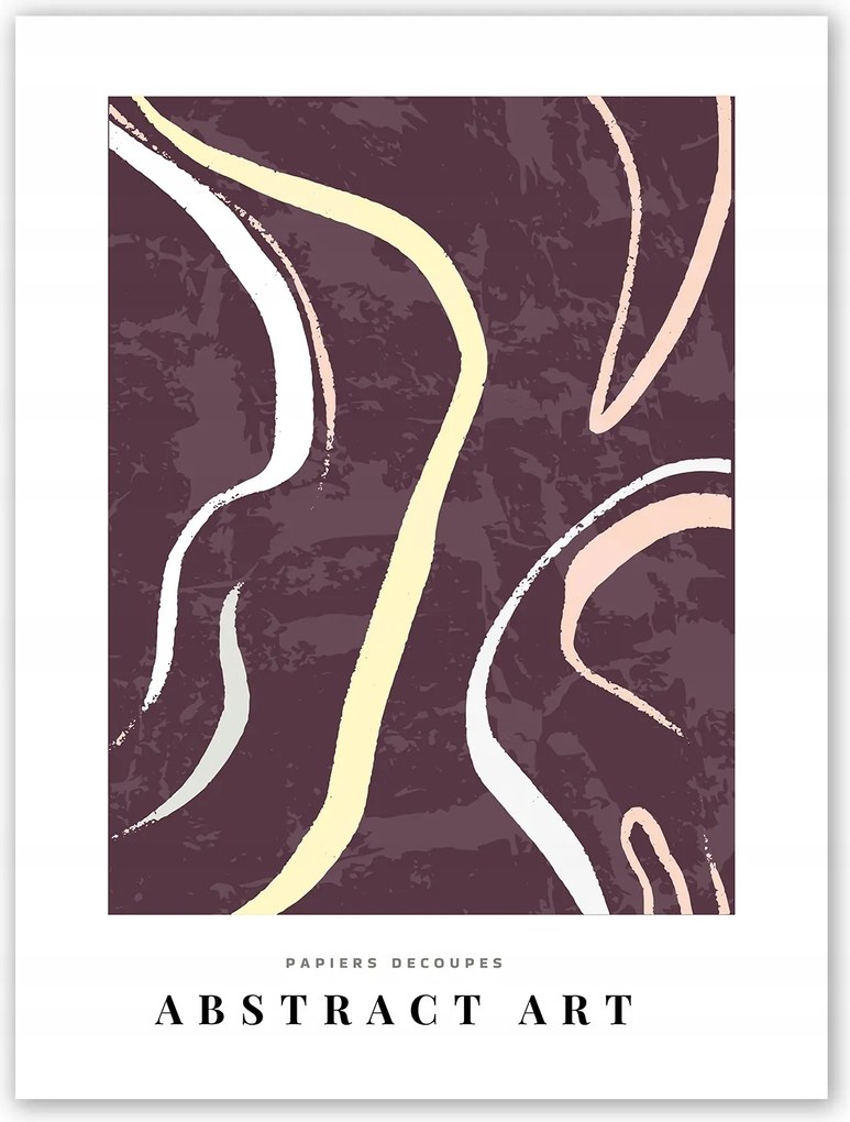 Boho absztrakt modern Poszter 40x50 cm #T51