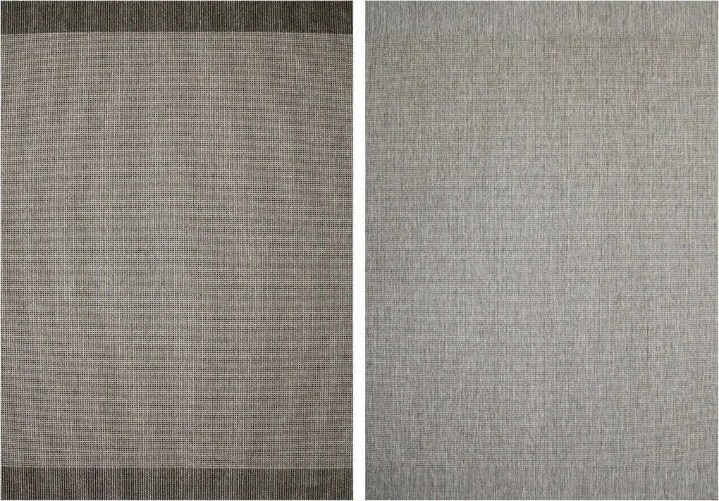 Kültéri Kétoldalas Szőnyeg Erkélyre Grafit Brussels 240x340 cm