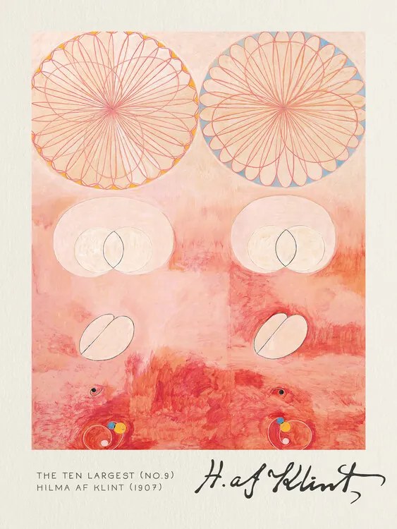 Reprodukció The Ten Largest (No 9) - Hilma af Klint