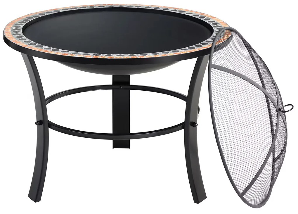 monzana® Seville tűzrakóhely Ø 76 cm - mozaik
