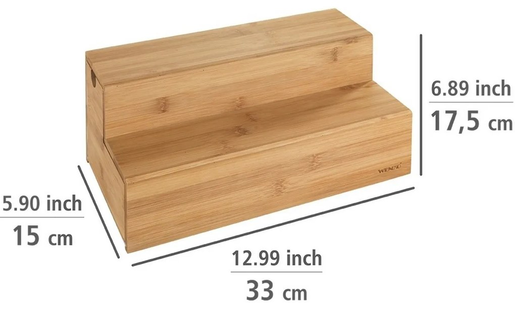 Wenko bambusz rendszerező kávéhoz és teához