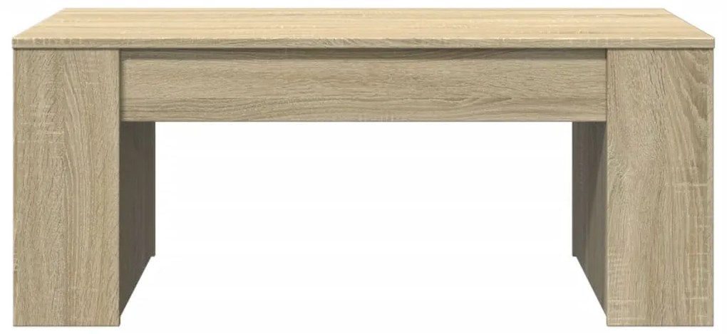 Sonoma tölgy színű szerelt fa dohányzóasztal 102 x 55 x 42 cm