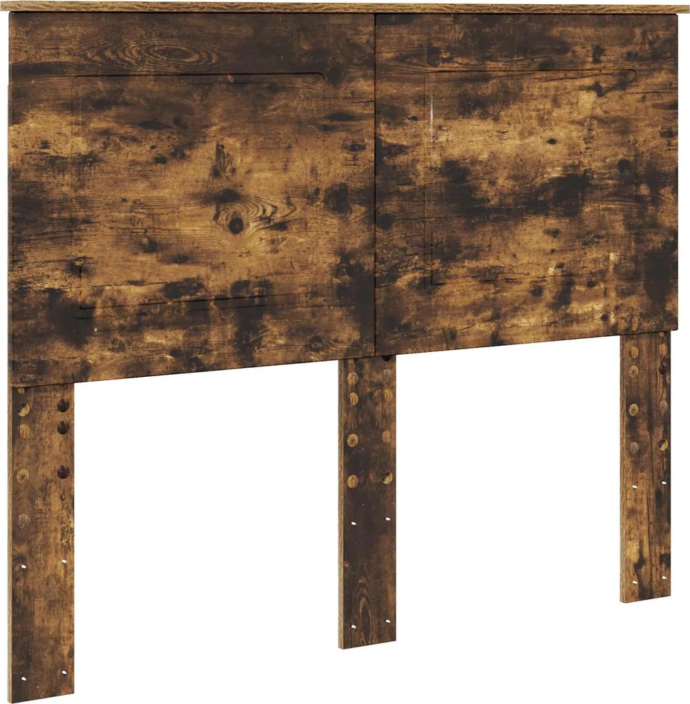 vidaXL Fejtámla Füstölt tölgy 120 cm Faanyag