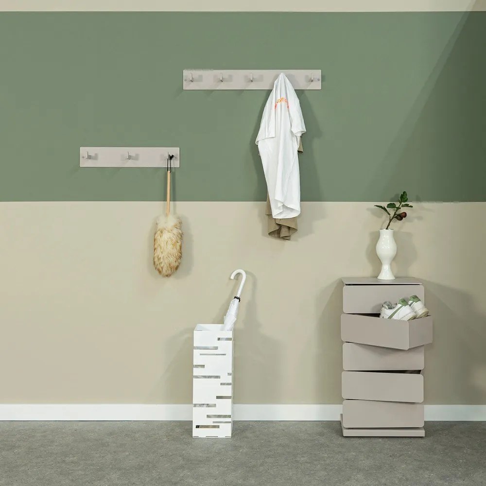 Szürke-bézs fém fali fogas Leatherman – Spinder Design