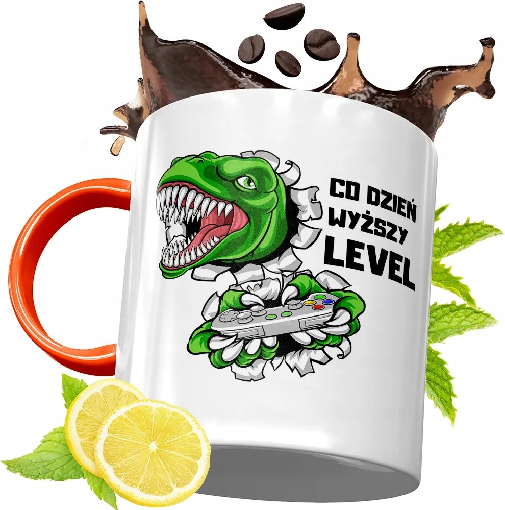 Narancssárga Vicces Bögre Vicces Ajándék fényképes nyomtatással