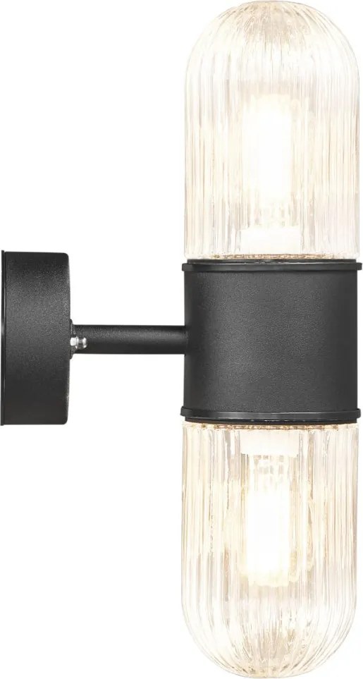 NORDLUX 2115301003 KONYO Modern Kültéri Fali Lámpa Fekete E27 IP54