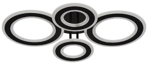 LED Dimmelhető felületre szerelhető csillár LED/100W/230V 3000-6500K + távirányítás