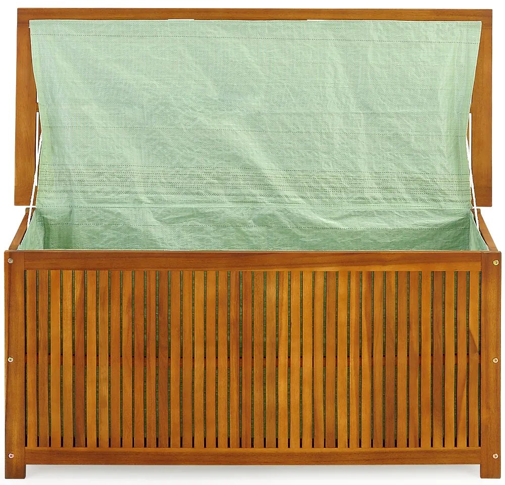 Casaria ACACIA fa tárolódoboz, 117x50x59cm, természetes barna