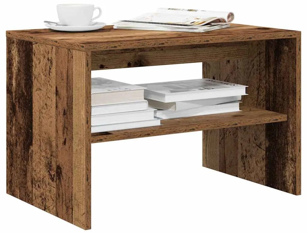 antik hatású szerelt fa TV-szekrény 60x40x40 cm