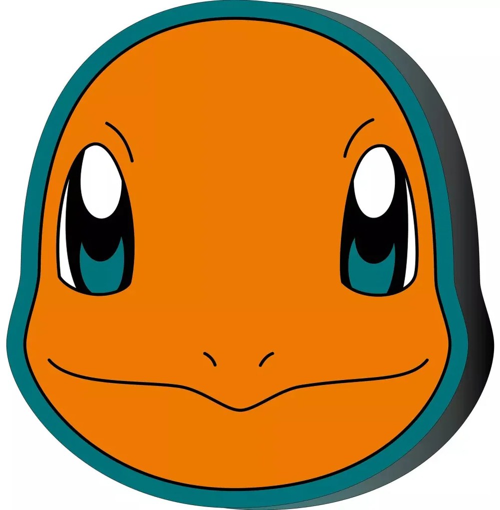 Pokémon Charmander formapárna, díszpárna 40 cm Velúr