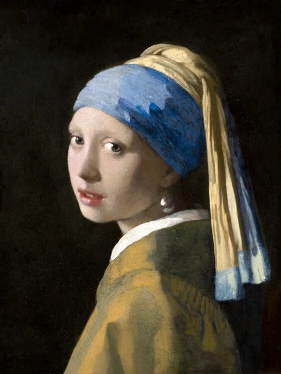 Reprodukció Gyöngyös lány, Jan Vermeer