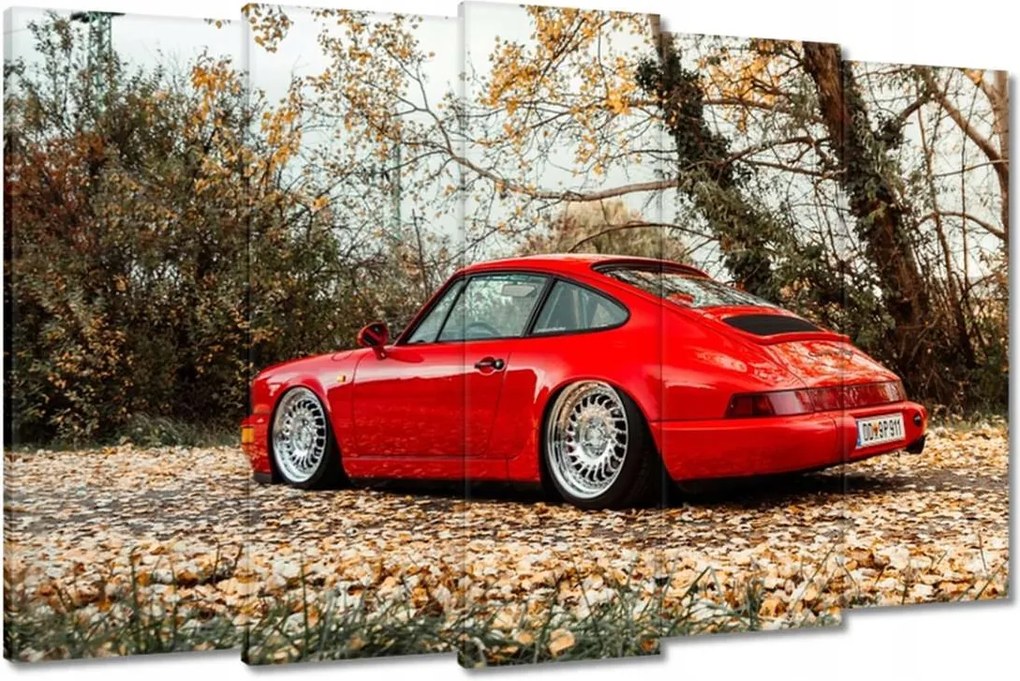 Vászonkép 150x95 Piros Porsche Autó