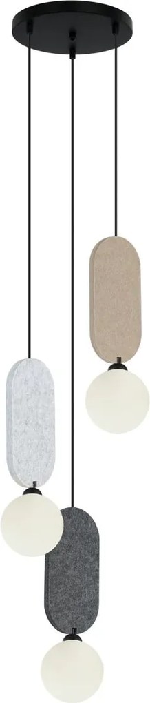 Italux modern függeszték lorenzo bézs fehér szürke itxpnd-59815b-3-mlti