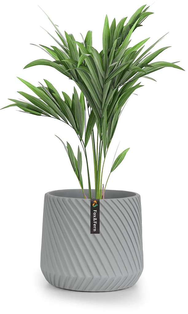 Fox & Fern Heusden, virágcserép, Polystone, növények számára alkalmas, kézzel készített