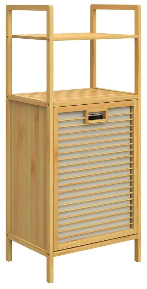 Doris bambusz polc kosárral a szennyesnek Casaria