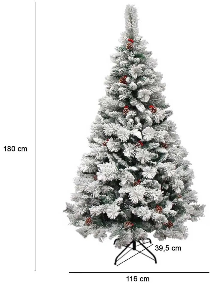 Havas műfenyő - több típusban-180 cm-es