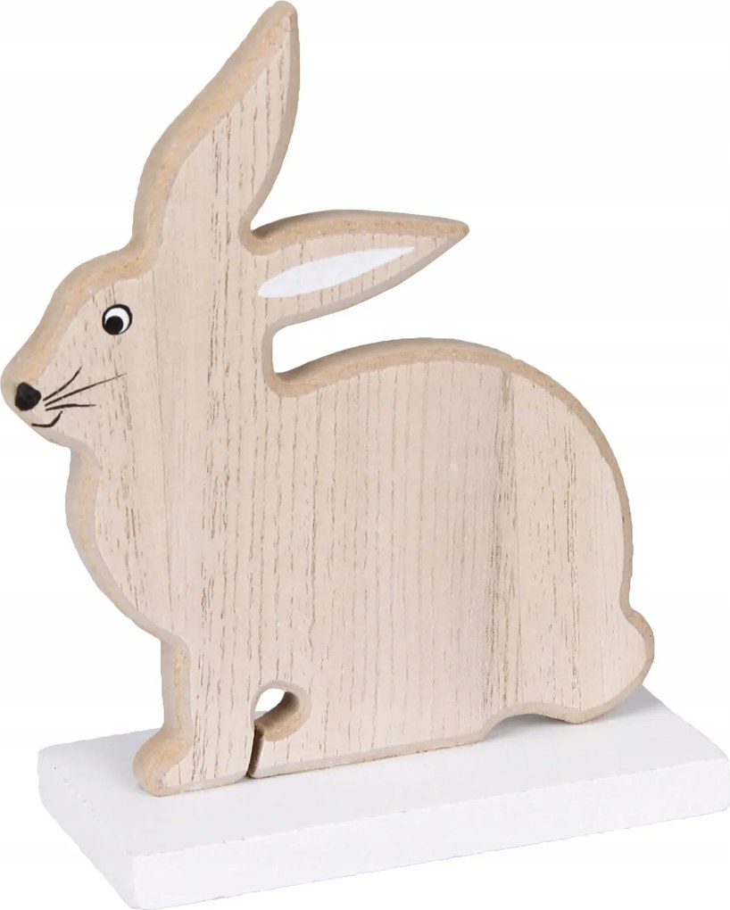 Fa Nyuszi Dekoráció 9,5x5x13 cm