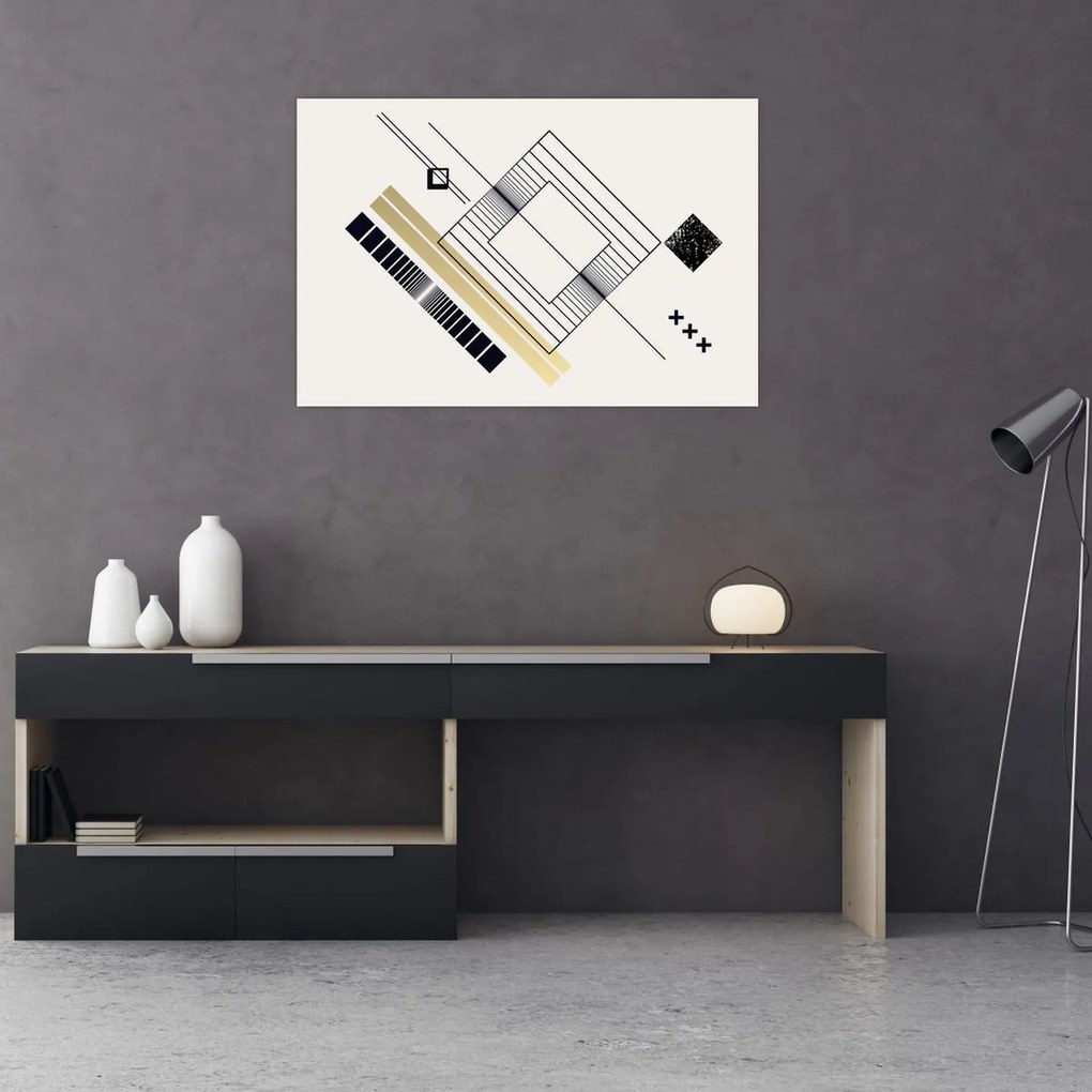 Kép - Geometriai formák N⁰6 (90x60 cm)