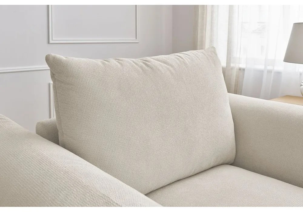 Krémszínű fotel Ernest – Bobochic Paris