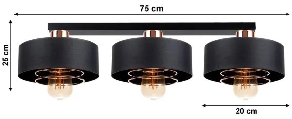 Csillár VEST 3xE27/60W/230V