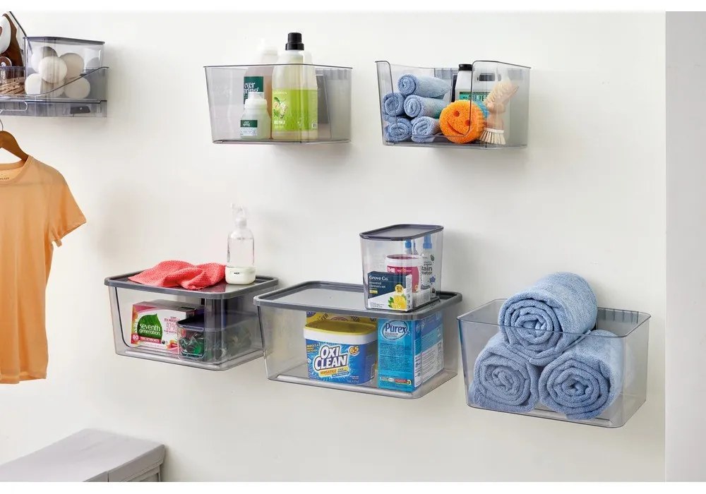 Újrahasznosított műanyag fali tárolódoboz iD Wallspace - iDesign
