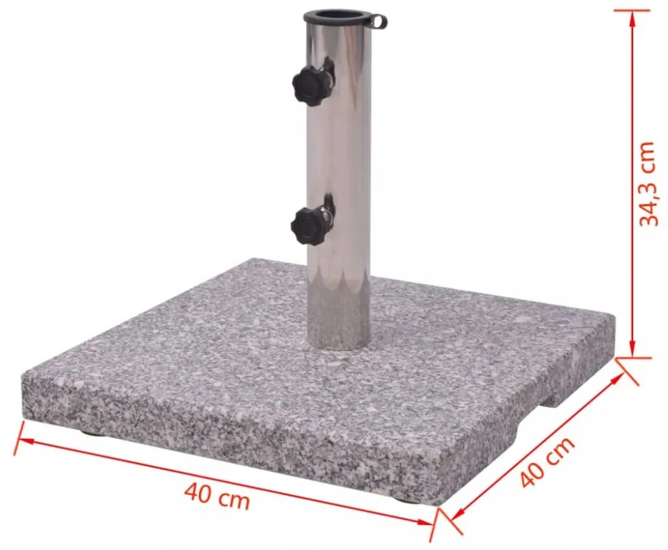 Gránit Napernyő Base Esernyőtartó 20kg