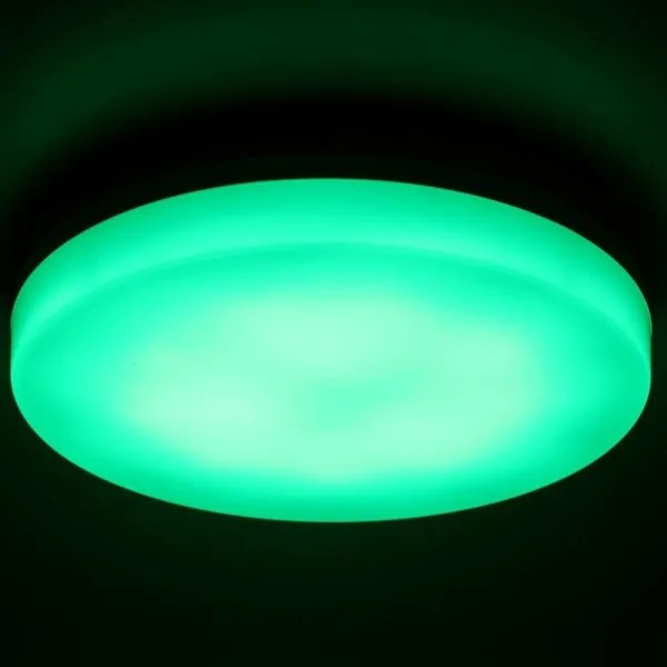 Retlux LED RGBW Wi-Fi stropní koupelnové svítidlo 20W IP44 bílé