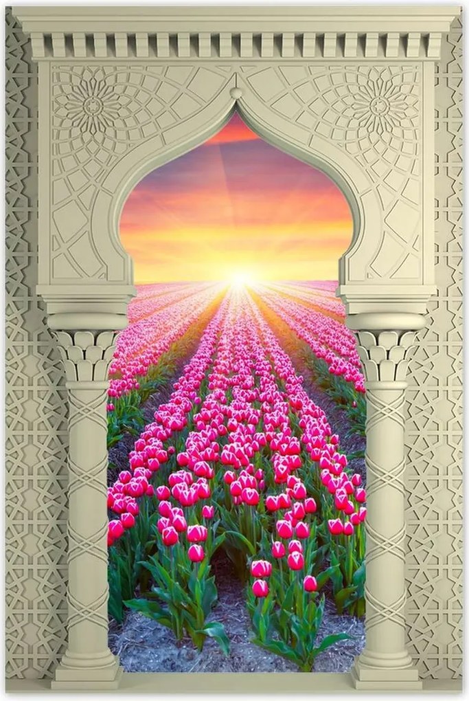 Poszterek 60x90 Tulipánok tengere Virágok