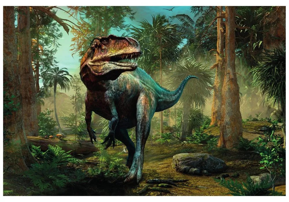 Öntapadó tapéta a dinoszauruszok területe
