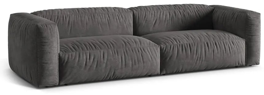 Szürke bársony moduláris kanapé 320 cm Martina – Micadoni