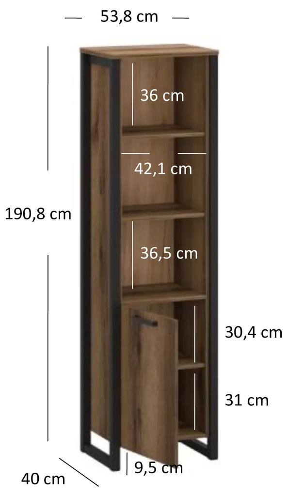 Regál Marni (sötét delano tölgy). 1053041