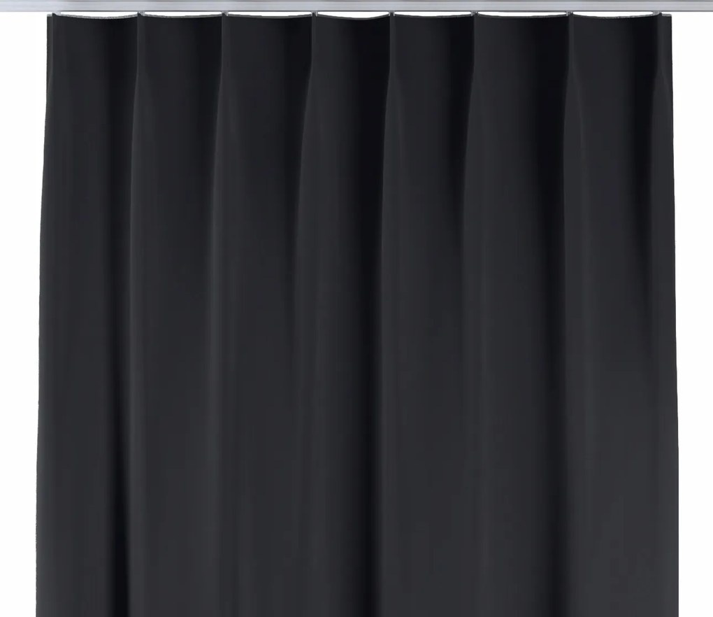 Függöny flex akasztóval szimpla 130x245cm fekete