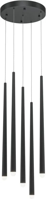 MAYTONI MOD132PL-L30BK CASCADE Többágú Függesztett Lámpa Fehér, Fekete LED IP20