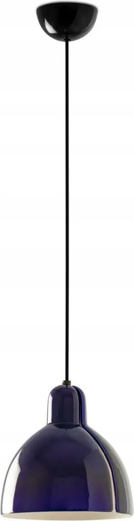 Faro Venice 200 függeszték, kerámia, kobaltkék, E27, ø 200 mm