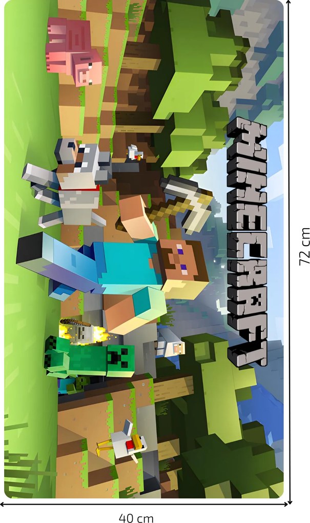 PIPPER. Textil falmatrica "Minecraft" Méret: 60cm
