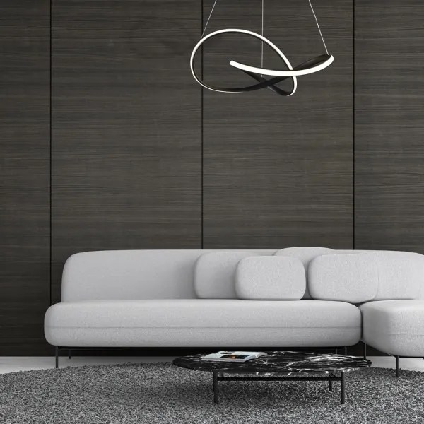 LED Csillár zsinóron CAPPIO LED/36W/230V fekete