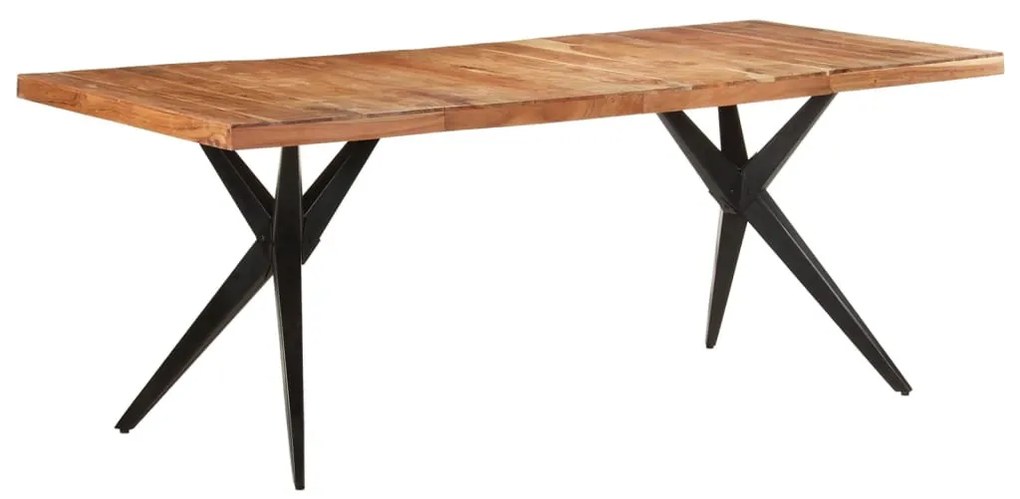 Tömör akácfa étkezőasztal 200 x 90 x 76 cm