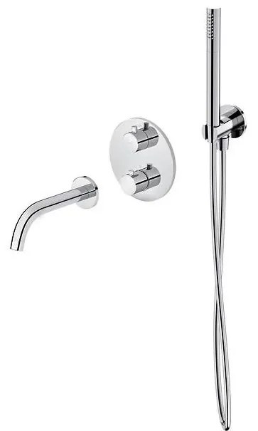 Cersanit S952-034 ZEN fürdőkád termosztátos falba építhető csaptelep, króm