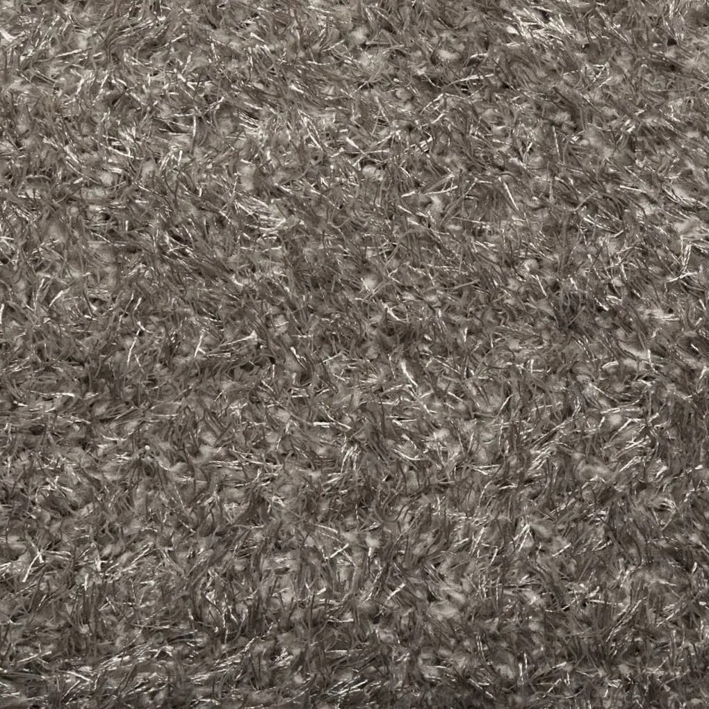 ISTAN szürke hosszú szálú fényes szőnyeg 100 x 200 cm